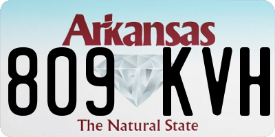 AR license plate 809KVH