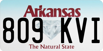 AR license plate 809KVI
