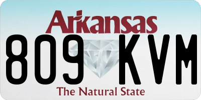AR license plate 809KVM