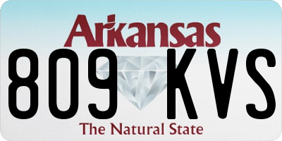 AR license plate 809KVS