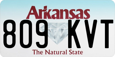 AR license plate 809KVT