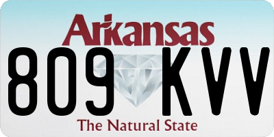 AR license plate 809KVV
