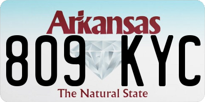 AR license plate 809KYC