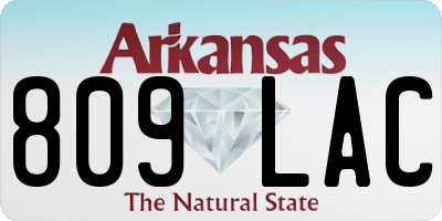 AR license plate 809LAC