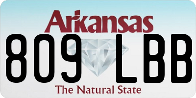 AR license plate 809LBB
