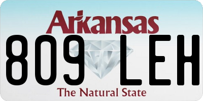 AR license plate 809LEH