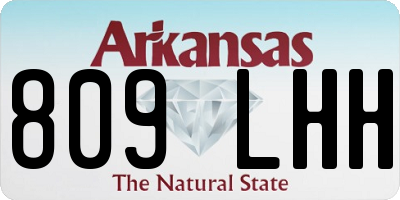 AR license plate 809LHH