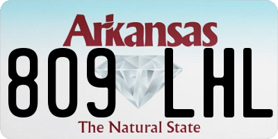 AR license plate 809LHL