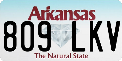 AR license plate 809LKV
