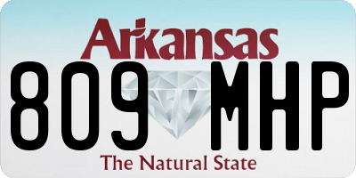AR license plate 809MHP