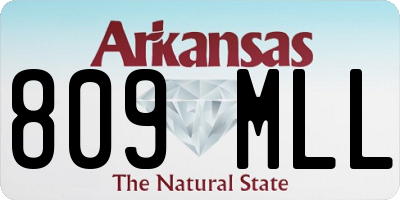 AR license plate 809MLL