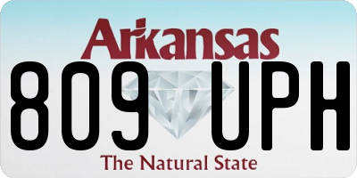 AR license plate 809UPH