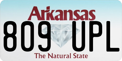 AR license plate 809UPL