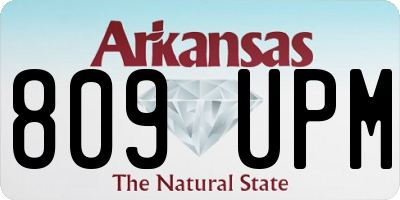 AR license plate 809UPM
