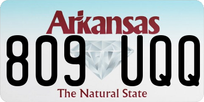 AR license plate 809UQQ