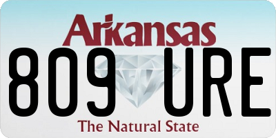 AR license plate 809URE