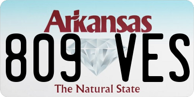 AR license plate 809VES