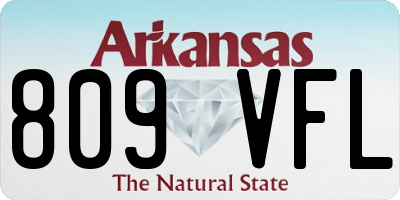 AR license plate 809VFL