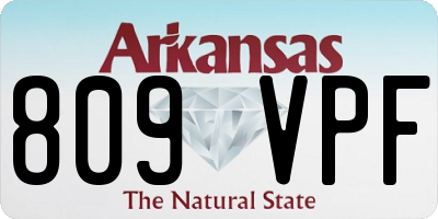 AR license plate 809VPF
