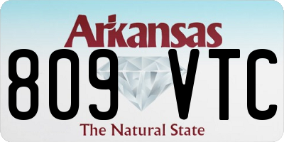 AR license plate 809VTC