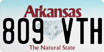 AR license plate 809VTH