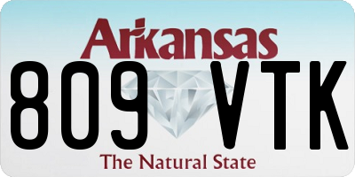 AR license plate 809VTK