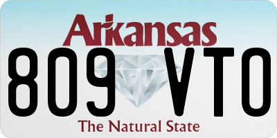 AR license plate 809VTO