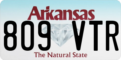 AR license plate 809VTR