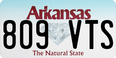 AR license plate 809VTS