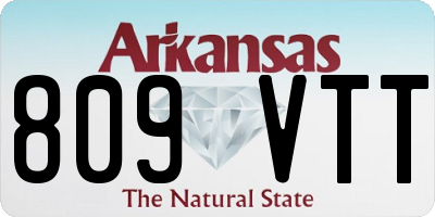 AR license plate 809VTT