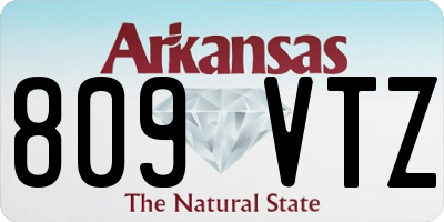 AR license plate 809VTZ
