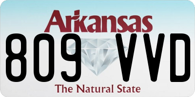 AR license plate 809VVD