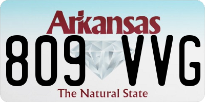 AR license plate 809VVG