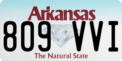 AR license plate 809VVI