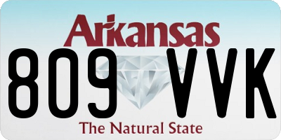AR license plate 809VVK