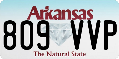 AR license plate 809VVP
