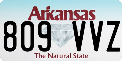 AR license plate 809VVZ