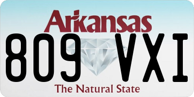 AR license plate 809VXI