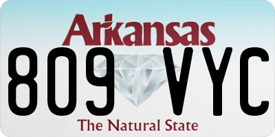 AR license plate 809VYC