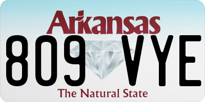 AR license plate 809VYE