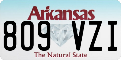 AR license plate 809VZI
