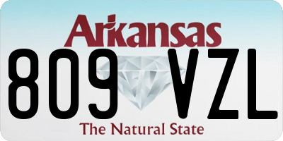 AR license plate 809VZL
