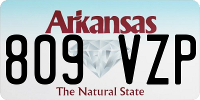 AR license plate 809VZP