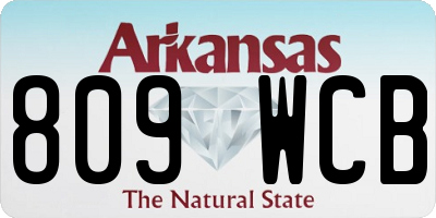 AR license plate 809WCB