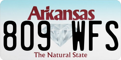 AR license plate 809WFS