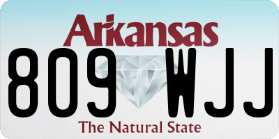 AR license plate 809WJJ