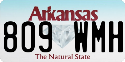 AR license plate 809WMH