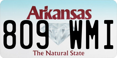 AR license plate 809WMI