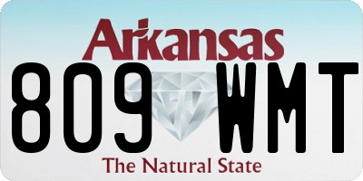 AR license plate 809WMT