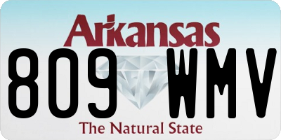 AR license plate 809WMV